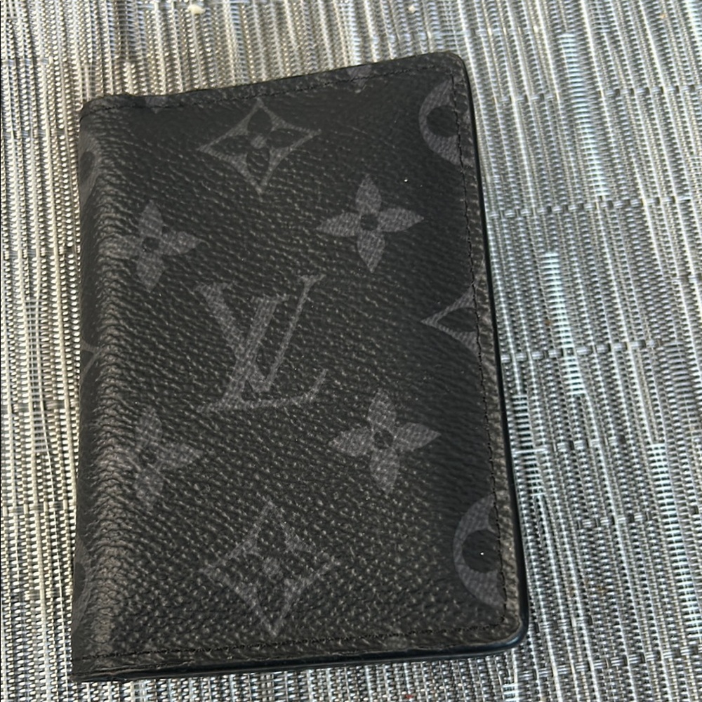 Louis Vuitton Black Monogram Key Card Holder